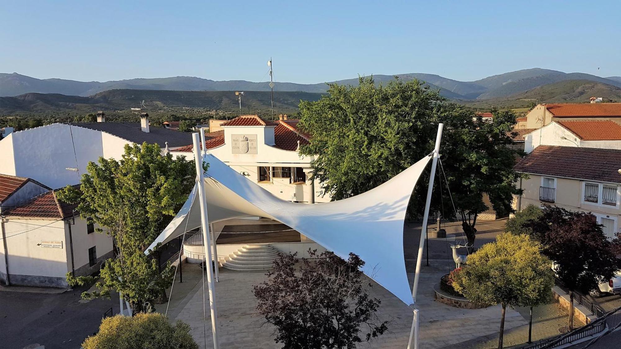 Casa Con Piscina En Parque Nacional De Cabaneros Navas de Estena Bagian luar foto